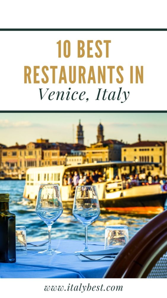 10 Best Restaurants in Venice Italy Where to Eat in Venice IB