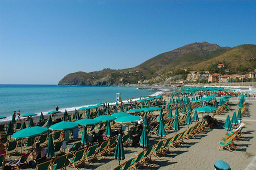 Italian riviera beaches