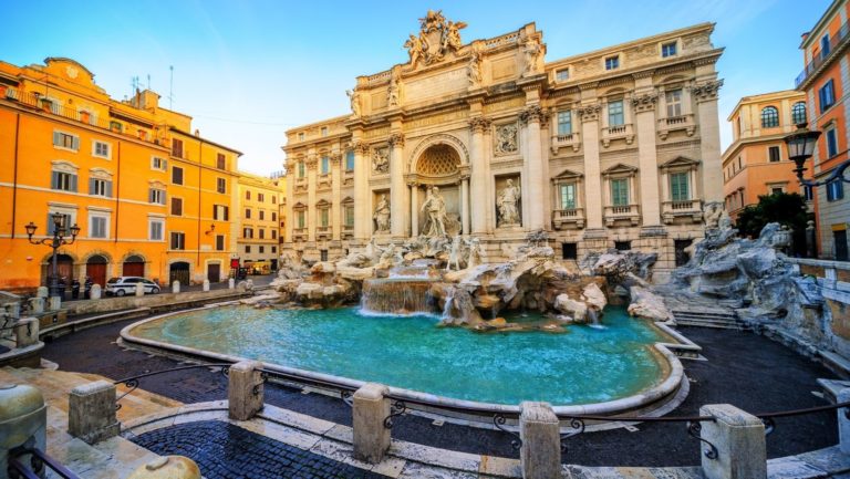 famous fountain in Rome