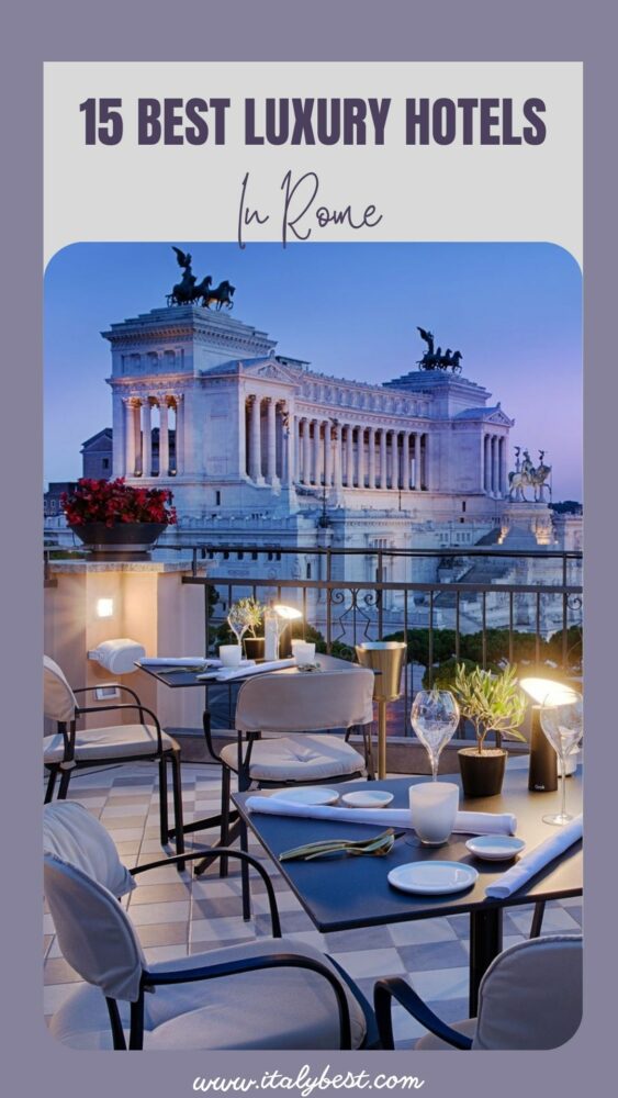 best luxury hotels in Rome Italy