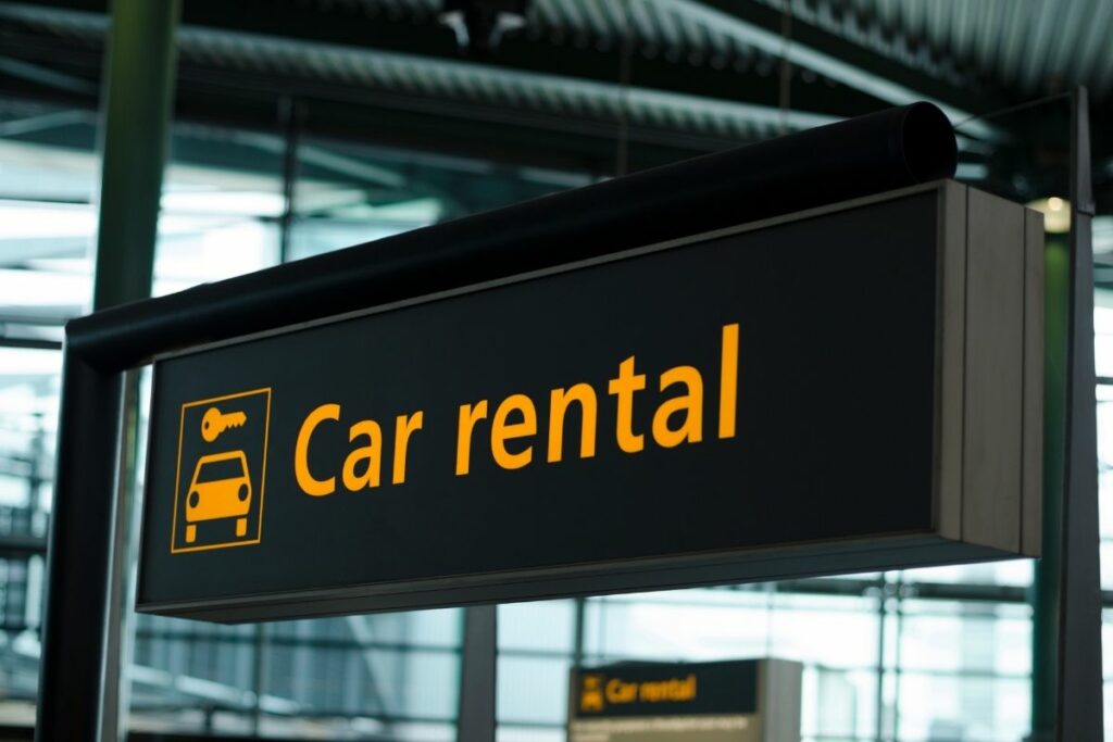 renting a car in Italy