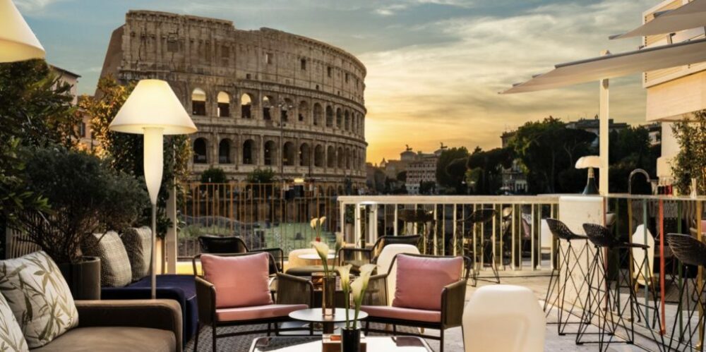 hotels in Rome with rooftop bar