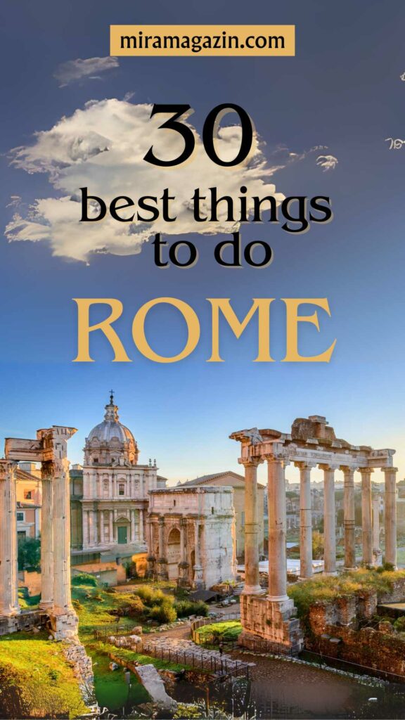 things to do in Rome Italy
