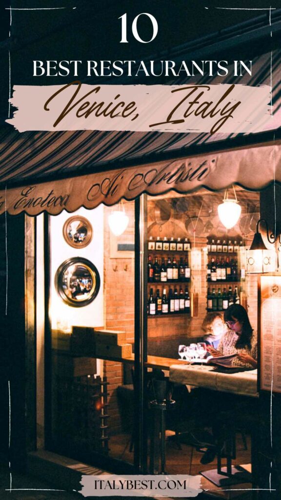 best restaurants in venice italy