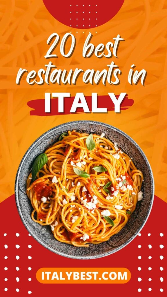 best restaurants in Italy